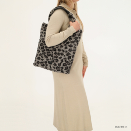 Beagles Nancy shopper luipaard zwart/grijs