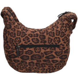 Beagles Clavia schoudertas luipaard