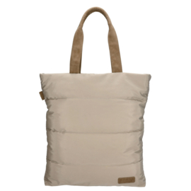 Zebra Elske shopper licht taupe