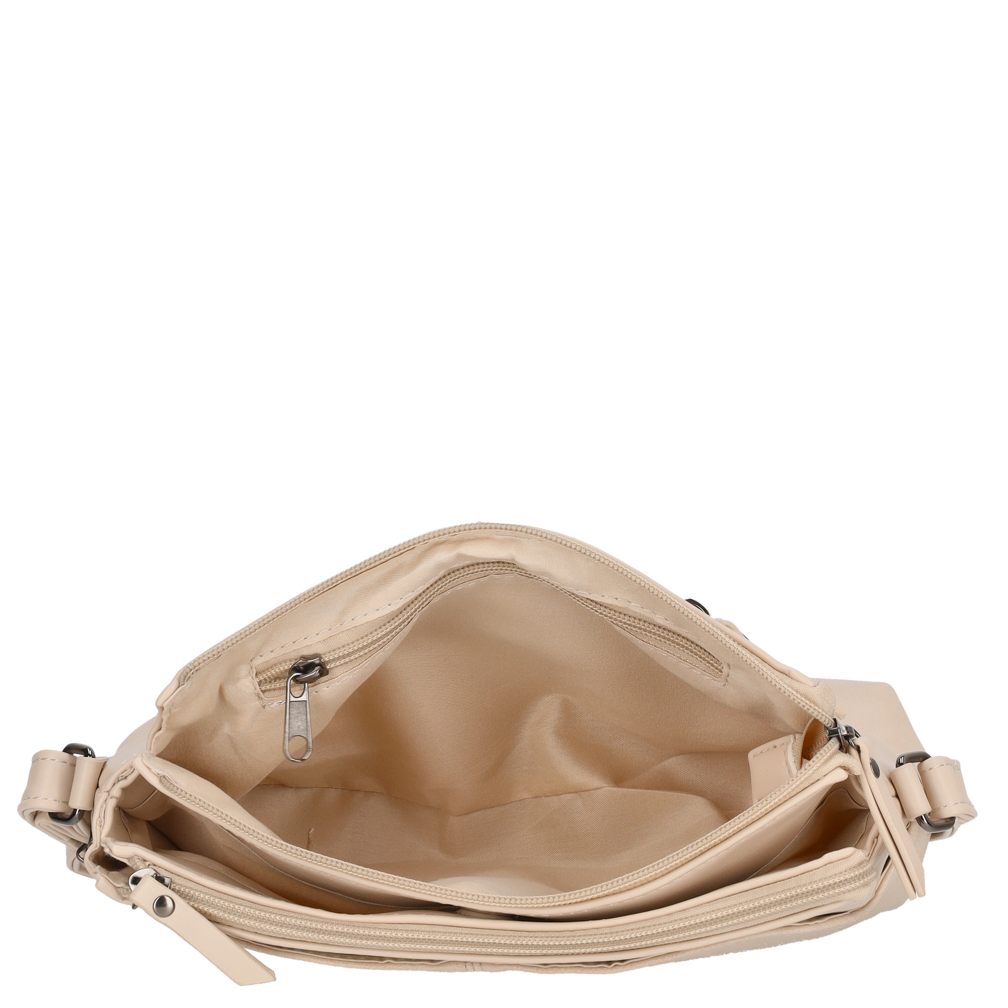 Enrico Benetti Yvonne crossbody tas licht taupe