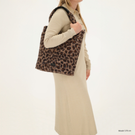 Beagles Nancy shopper leopard bruin