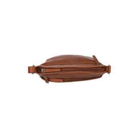 The Chesterfield Brand schoudertas Almeria cognac