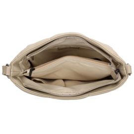 Charm London Manchester schoudertas licht taupe