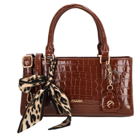 Charm London Knightsbridge handtas bruin