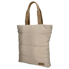 Zebra Elske shopper licht taupe