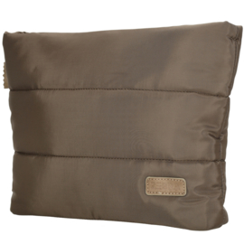 Zebra Elske Trends schoudertas donker taupe