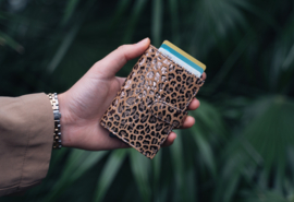 Charm London Camberwell safety wallet goud leopard