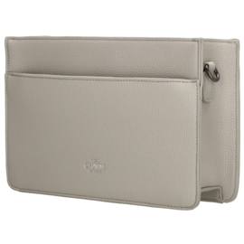 Charm London Princeton schoudertas licht grijs
