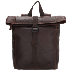Hide & Stitches Japura rugtas donker bruin