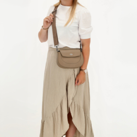 Charm London Montmarte schoudertas taupe