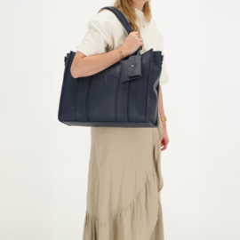 Charm London bond shopper blauw