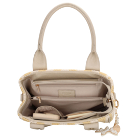 Charm London Capri handtas zacht geel