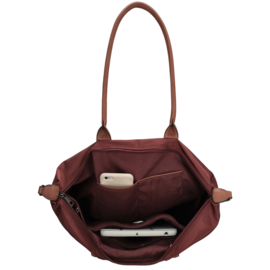 Charm London Buckingham handtas bordeaux rood
