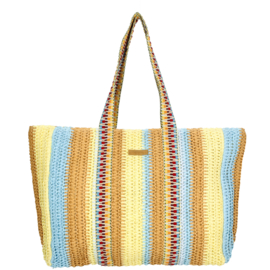 Enrico Benetti Marbella rieten strandtas multicolor-3