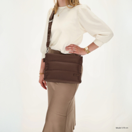 Zebra Trends Elske schoudertas donker bruin