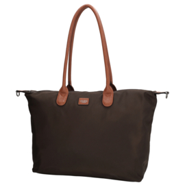 Charm London Buckingham handtas donkerbruin