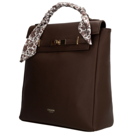 Charm London The Hamtons rugtas donkerbruin