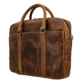 Hide & Stitches Next Navajo laptoptas bruin