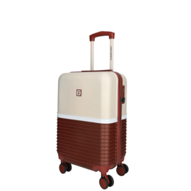 Enrico Benetti Pincetown koffer 55 cm bordeaux-roze