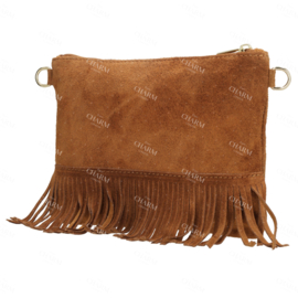Charm london Elisa schoudertas cognac
