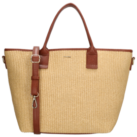 Charm London shopper Cadorna cognac