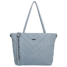 Charm London Hollywood schoudertas midden blauw