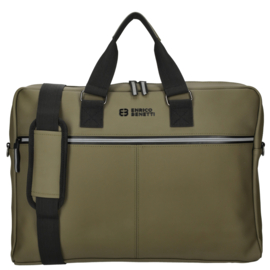 Enrico Benetti Bergen laptoptas olijf