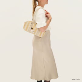 Charm London Capri handtas zacht geel