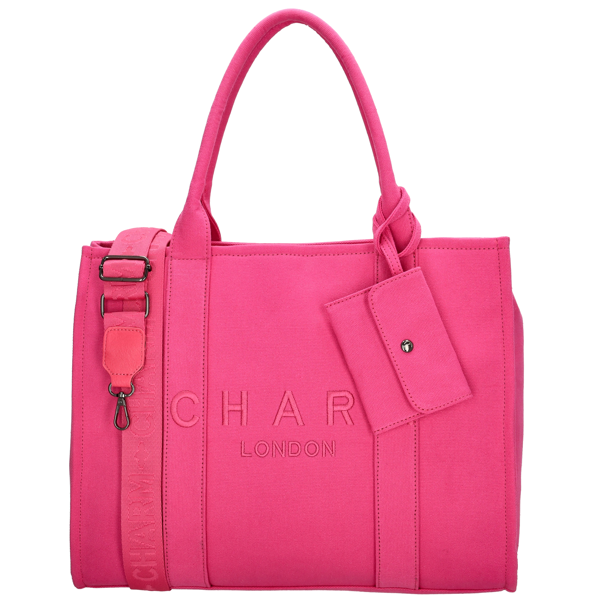 Charm London bond shopper fuchsia