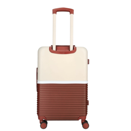 Enrico Benetti Princetown koffer 65 cm bordeaux-roze