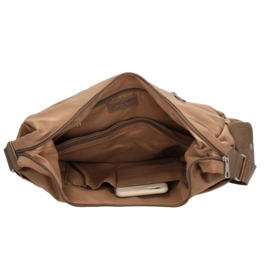 Charm London Odeon schoudertas taupe