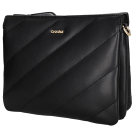 Charm London Via Dante schoudertas zwart