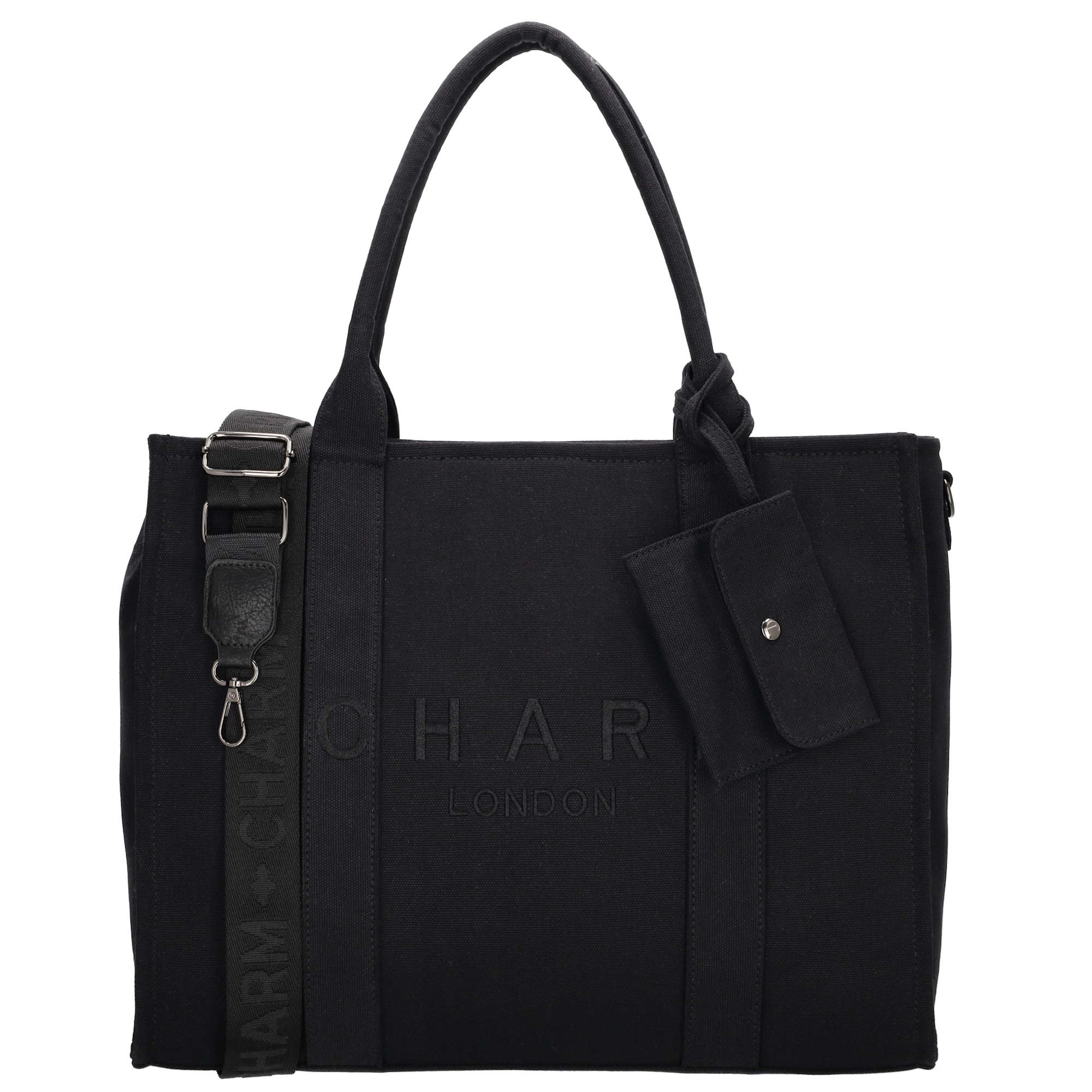 Charm London bond shopper zwart