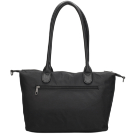 Charm London Buckingham mono shopper zwart