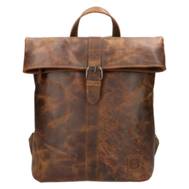 Leather Design rugzak hunter bruin