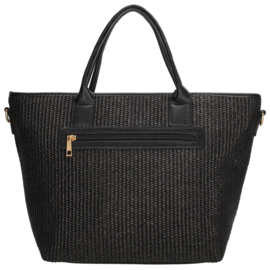 Charm London shopper Cadorna zwart