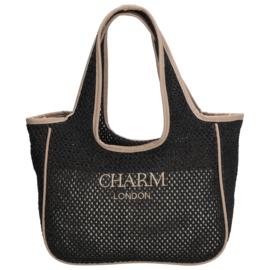 Charm London Shoreditch shopper zwart