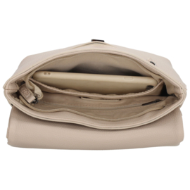 Charm London Uptown rugtas licht taupe