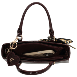 Charm London Knightsbridge handtas bordeaux