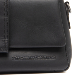 The Chesterfield Brand schoudertas Clifden zwart