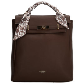 Charm London The Hamtons rugtas donkerbruin