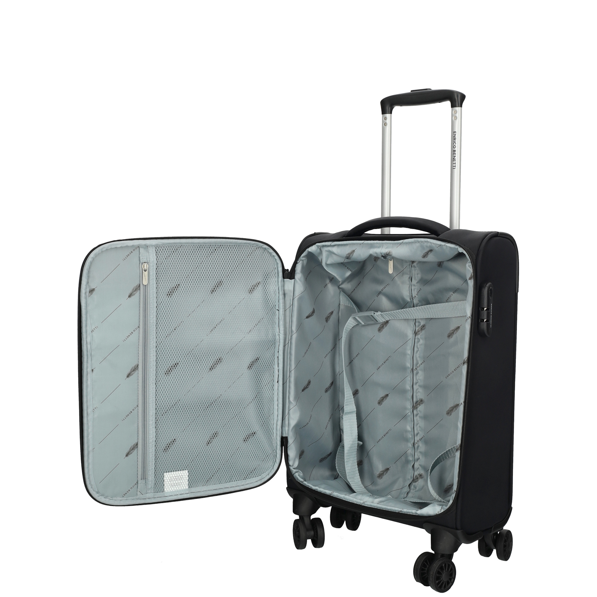 Enrico Benetti Innsbruck koffer zwart 50 cm