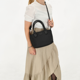 Charm London Buckingham mono handtas zwart