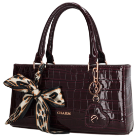 Charm London Knightsbridge handtas bordeaux