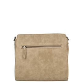 Enrico Benetti Stacey schoudertas midden taupe