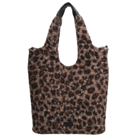 Beagles Nancy shopper leopard bruin