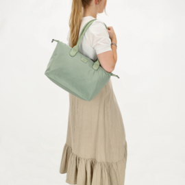 Charm London Buckingham mono shopper licht groen