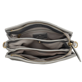 Charm London Via Dante schoudertas donker zilver