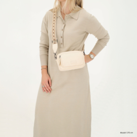 Beagles schoudertas Malaga licht crème