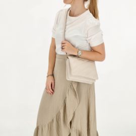 Charm London Via Dante schoudertas creme